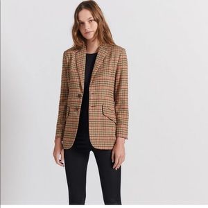 ❤️Current/ Elliott The Date Night Plaid Blaz­er